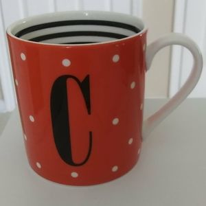 Kate Spade C initial mug